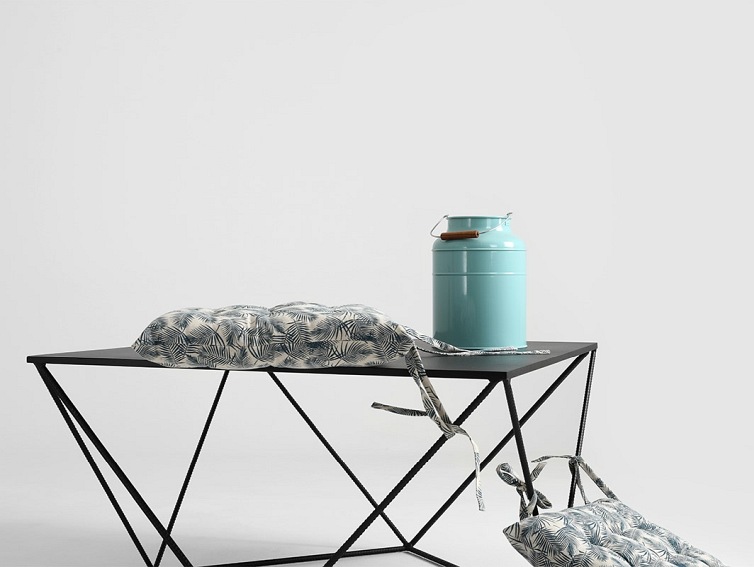 Stolik Kawowy DARYL METAL 80 Czarny