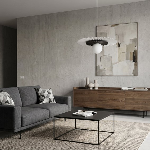 Lampa Wisząca UMBRA 1 Czarny/Biały
