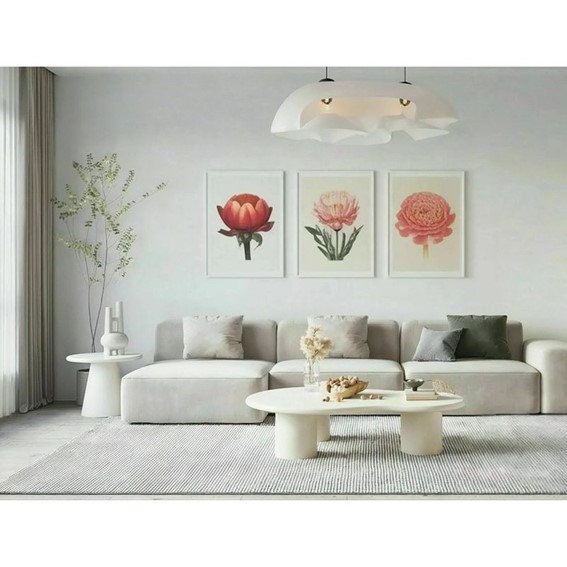 Ława AURORA Fi60cm Ecru