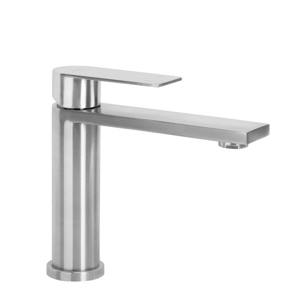 Bateria Umywalkowa Niska HUNTER Nikiel Szczotkowany