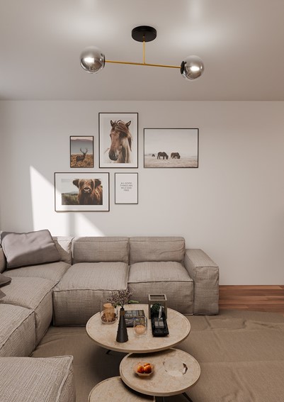 Lampa Sufitowa MAGNUM 2 Czarny/Grafitowy