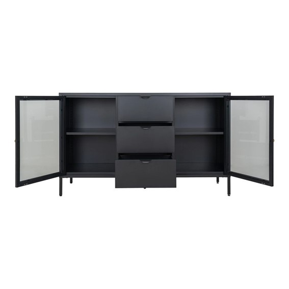 Komoda DALBY 140cm Czarny