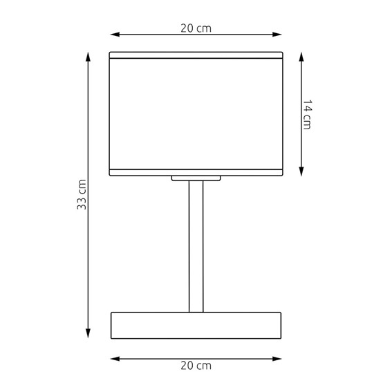 Lampa Biurkowa ECO LN1 Czarny