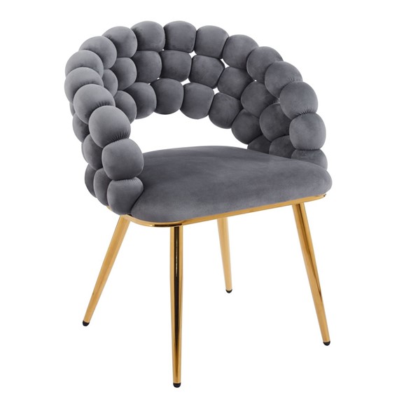 Krzesło Velvet K20-FX (G) Szary