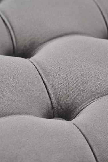 Pufa NUNEZ Popielaty