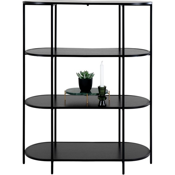 Regał VITA Owalny Czarny