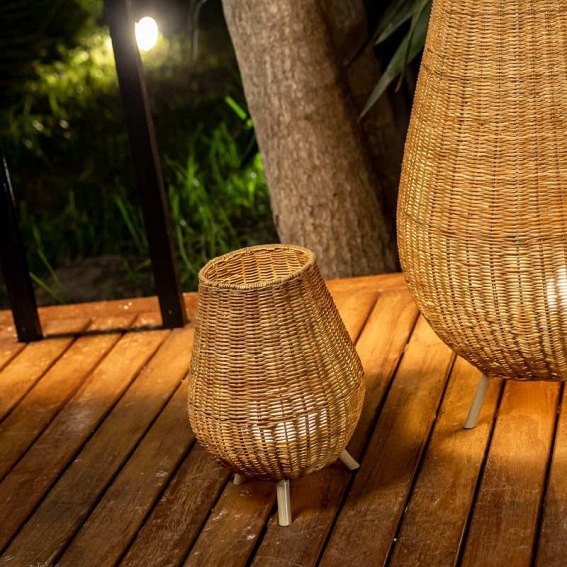 Lampa Stołowa SAONA 30 IN&OUT BATTERY Naturalny