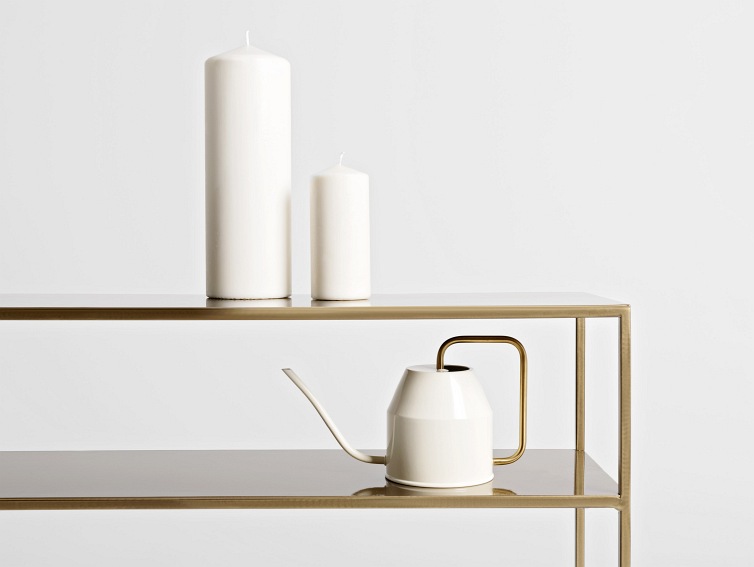 Konsola Senso Flower Metal L 120x25 Złoty