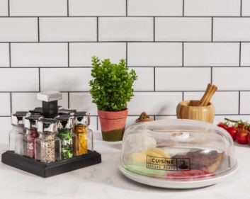 Stojak na Przyprawy Obrotowy 8 Pojemników