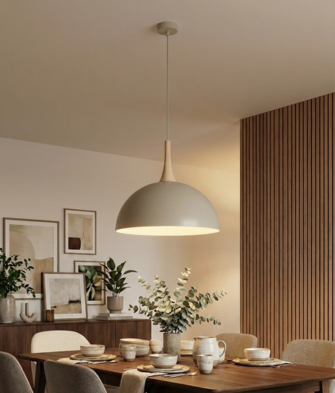 Lampa Wisząca NAUTICA 1L Beżowy