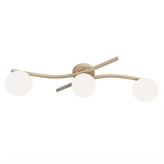 Lampa Sufitowa OPUS 3 Beżowy/Opal