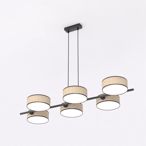 Lampa Wisząca DRUMZ 6 Rattan