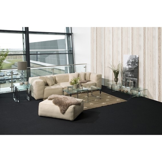 Zestaw 2 Stolików Kawowych KATRINE Transparentny