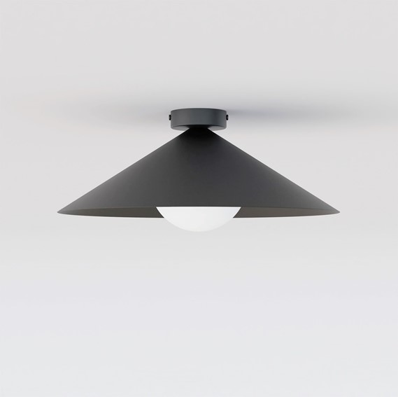 Lampa Sufitowa MONO 1M Czarny/Opal