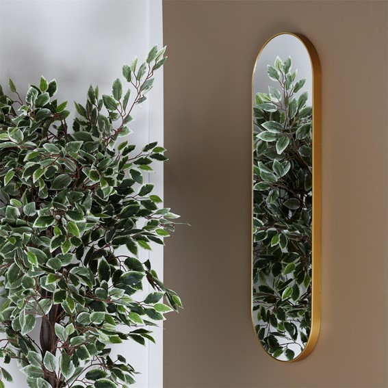 Lustro Wiszące CAMOMILLE Złoty