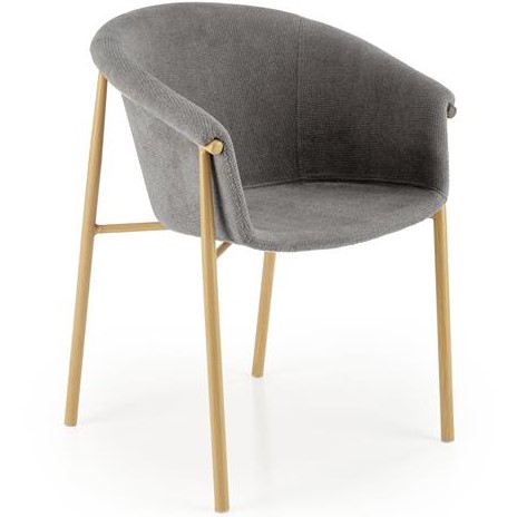 Krzesło K489 Naturalny/Popielaty