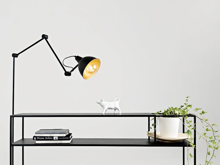 Lampa Podłogowa Coben Floor  Czarny