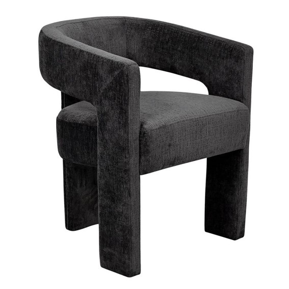 Krzesło LEITH LET71BLA Czarny