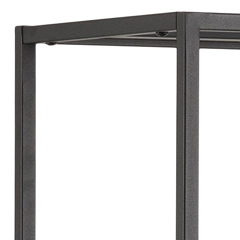 Regał Asymetryczny Newcastle 30x79x165 Czarny