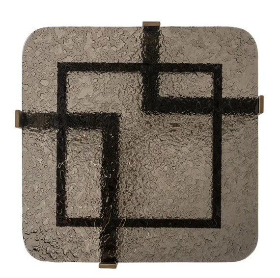 Stolik STERLING Czarny/Złoty