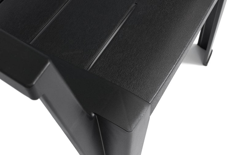 Zestaw Ogrodowy Jadalniany JULIE 6-Osobowy Grafitowy