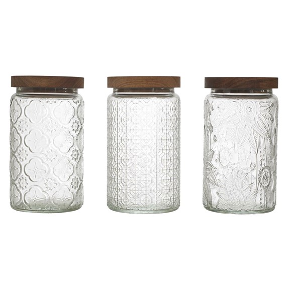 Słoik CISELE z Pokrywką z Akacji 1l Witraż