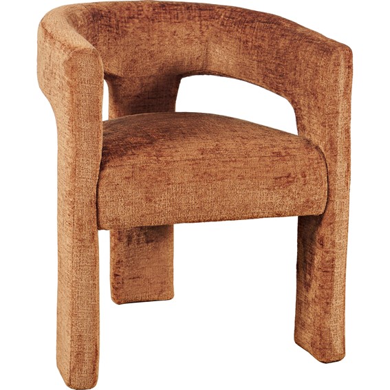 Krzesło LEITH LET71C Brązowy