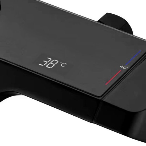 Zestaw Natryskowy ROB z Termostatem Czarny