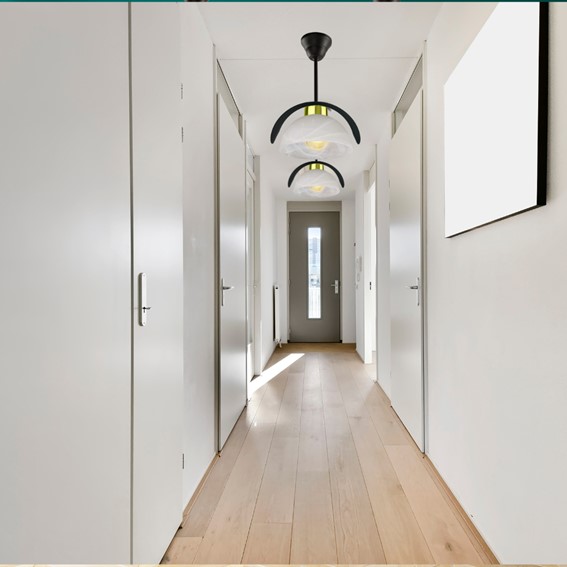 Lampa Sufitowa MERCURE 1C Biały/Czarny