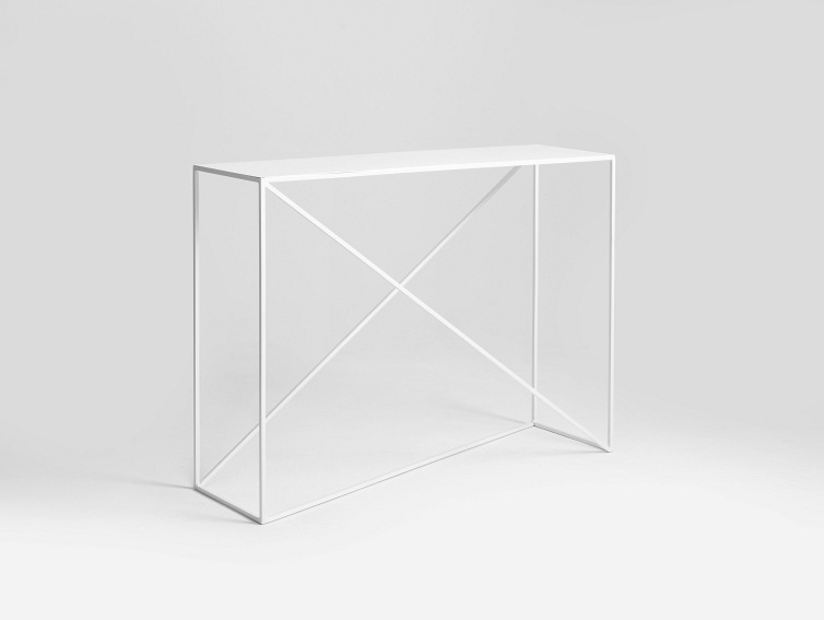 Konsola MEMO Metal 100x30 Biały