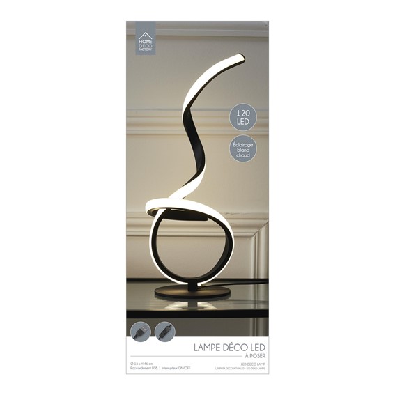 Lampka NOUAGE LED Czarny