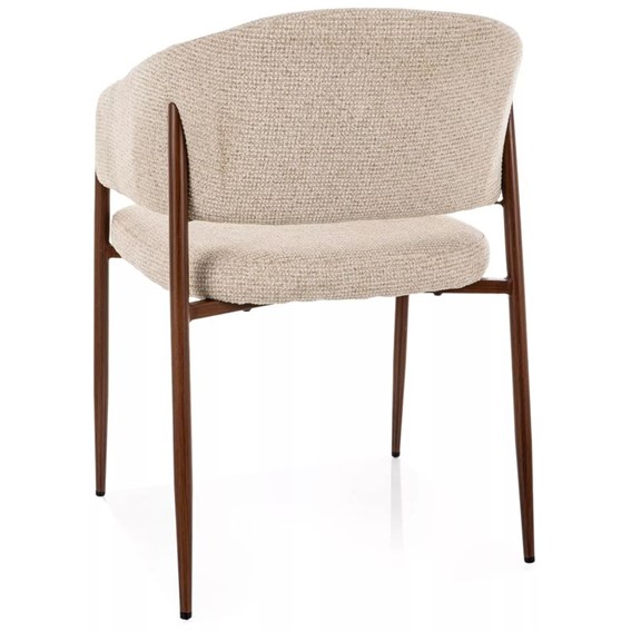 Krzesło AKITA D Jasny Beż/Orzech