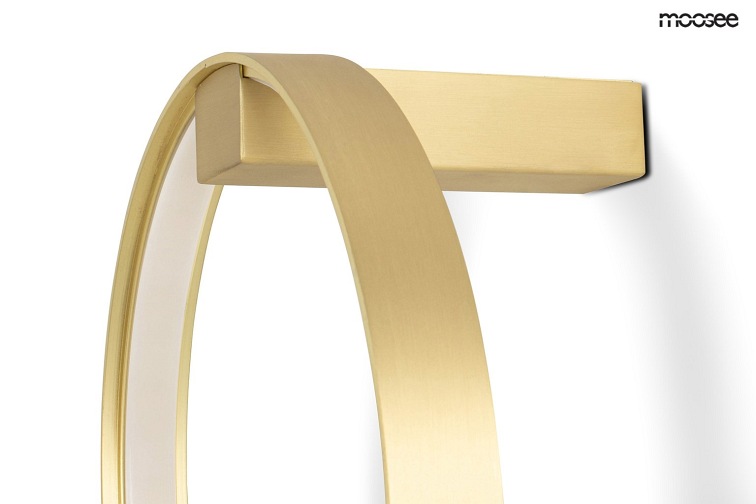 Lampa Ścienna CIRCLE WALL Złoty