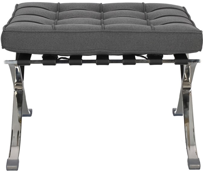 Podnóżek BA1 Tkanina Antracyt