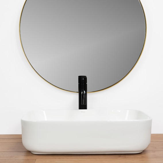 Umywalka Nablatowa DEMI Biały