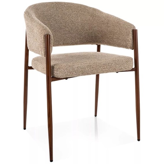 Krzesło AKITA D Beż/Orzech