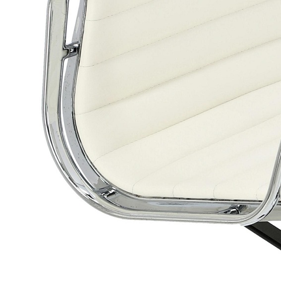 Fotel Biurowy CH1171T 58x59x79-88 Biała Skóra/Chrom