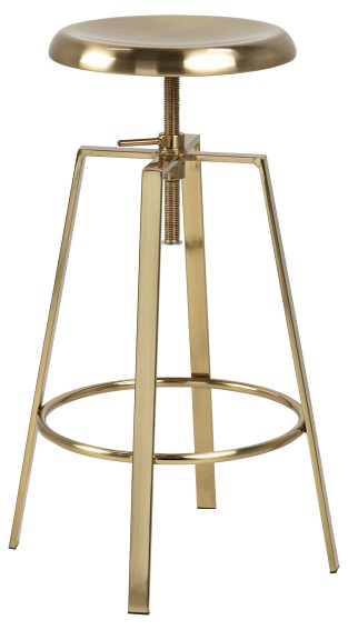 Stołek Barowy Goose 41x41x87 Złoty