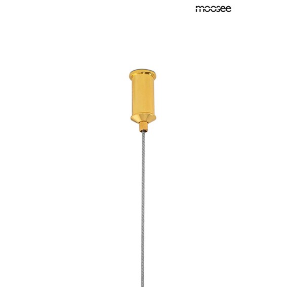 Lampa Wisząca LIBERTY 3A Złoty/Transparentny