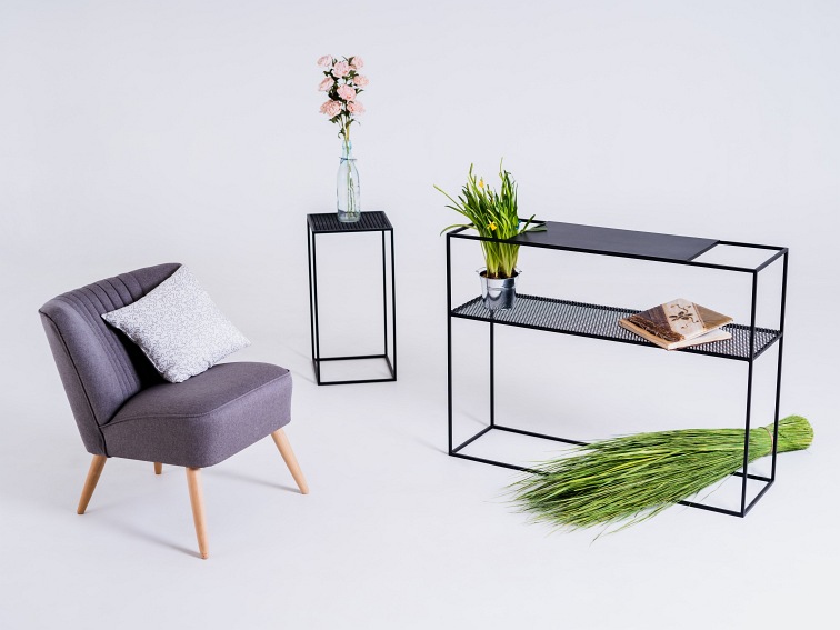 Konsola MATRIX METAL 100x30 Czarny