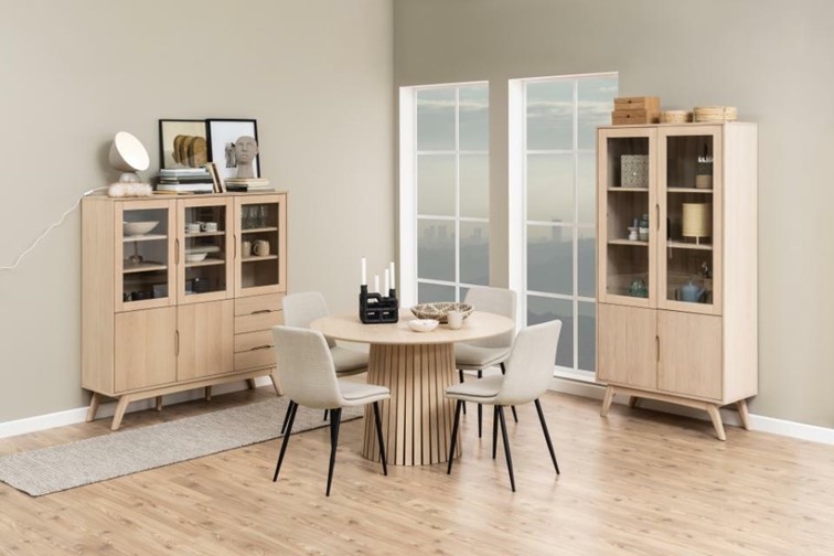 Krzesło BECCA Tkanina Basel 24 Beżowy