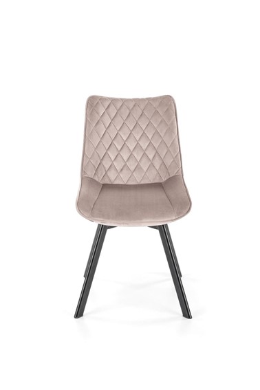 Krzesło K520 Czarne/Beżowy