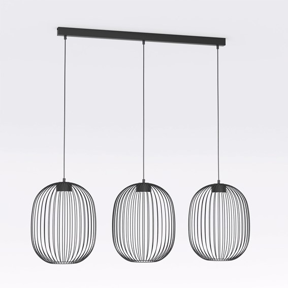 Lampa Wisząca MANTRA 3 Czarny