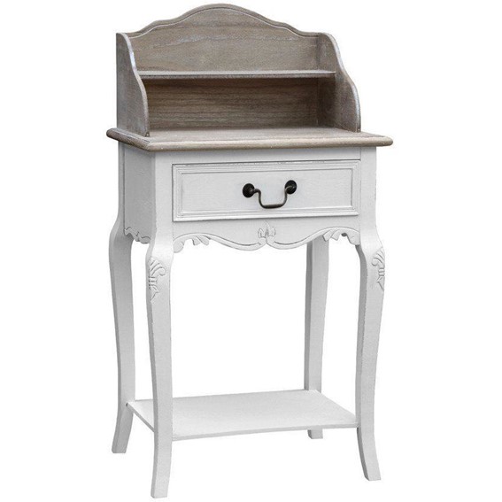 Szafka RIMINI WHITE RIW15 Biały/Brązowy