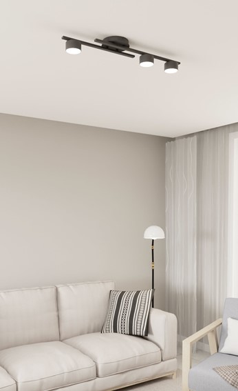 Lampa Sufitowa FRAGMENT 3 Czarny