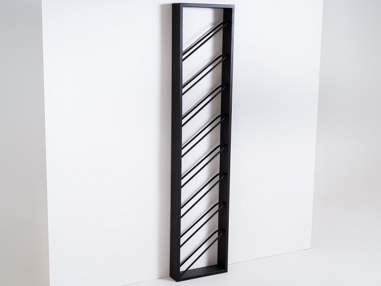 Regał na Wino Porto 35x10x160 Czarny