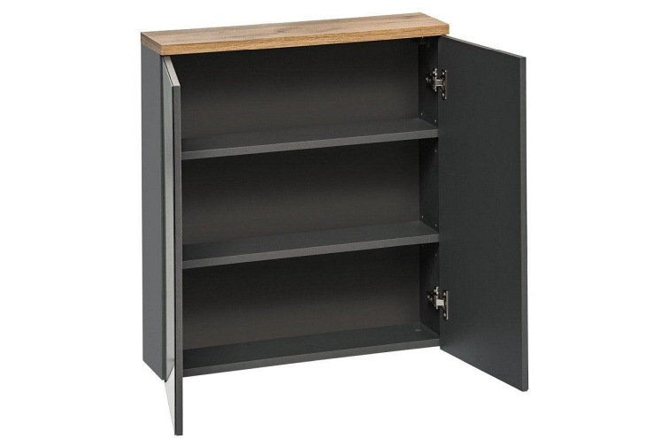 Szafka z Lustrem 2D BALI GRAFIT 840 20x60x70 Szary