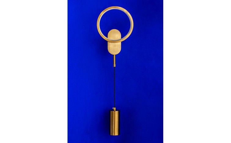 Lampa Ścienna COMO Złoty