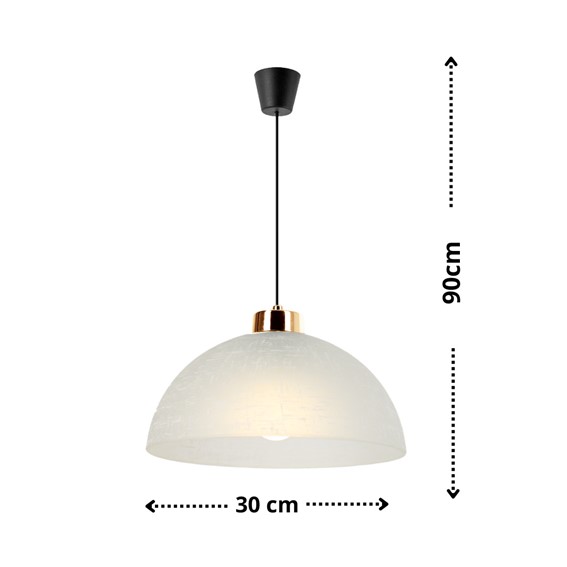 Lampa Wisząca ITAKA B Złoty