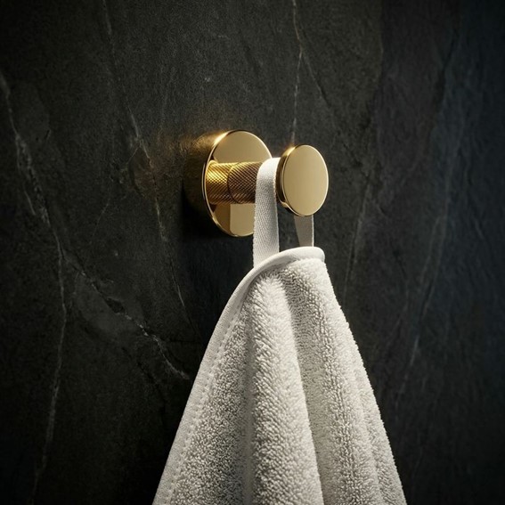 Wieszak Łazienkowy 6606A MODERN Złoty